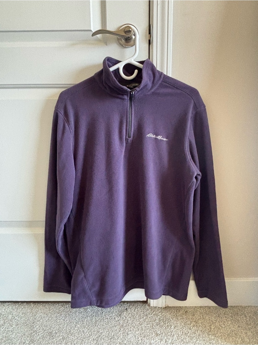 Bauer Men's Purple Half-Zip Fleece Pullover